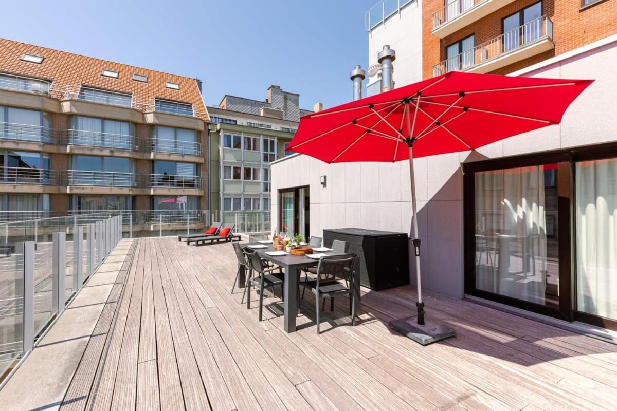 Huswell - Sunny Apartment In Knokke-Heist With Big Terrace Kültér fotó